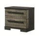 Crown Mark Furniture Remington 2 Drawer Nightstand in Brown image
