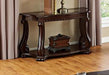 Crown Mark Furniture Madison Wood Sofa Table in Brown image
