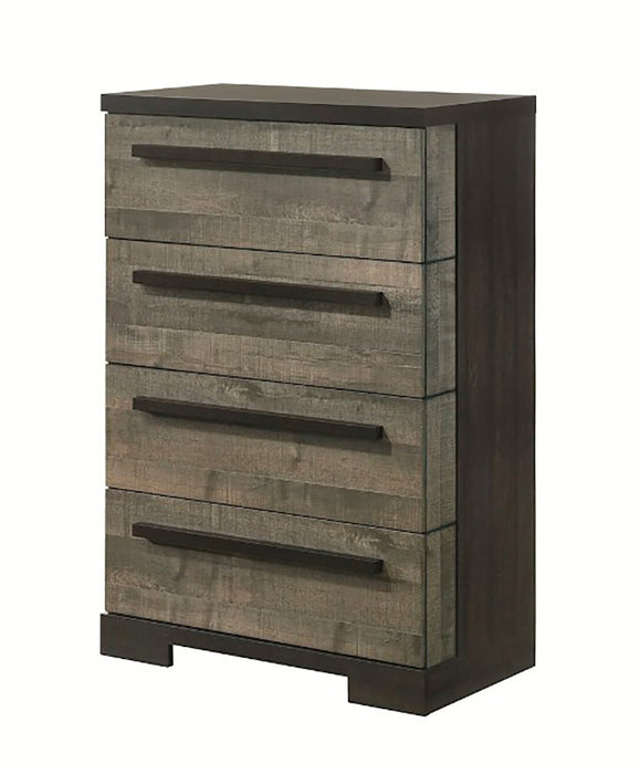 Crown Mark Furniture Remington 4 Drawer Chest in Brown image