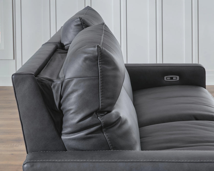 ModZ Power Reclining Sectional with Audio Consoles