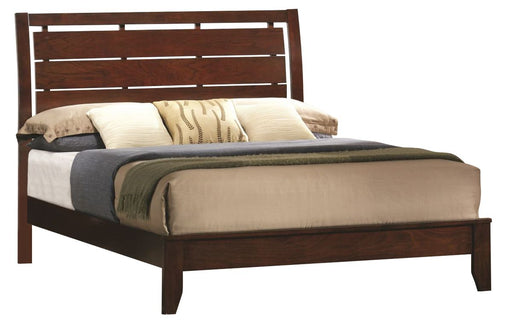 Crown Mark Furniture Evan Twin Bed in Warm Brown image