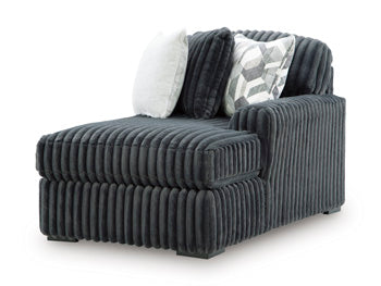 Midnight-Madness Sectional Sofa with Chaise
