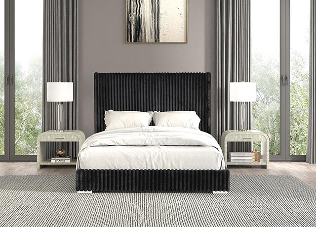 Cadwell Bed Black, Grey, Pink & White