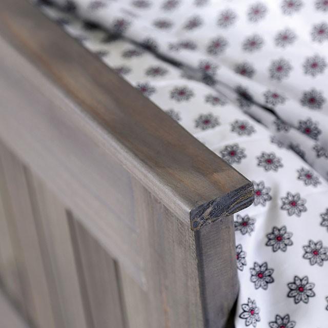 Rockwall Full, Queen, & Twin Bed White, Gray, & White