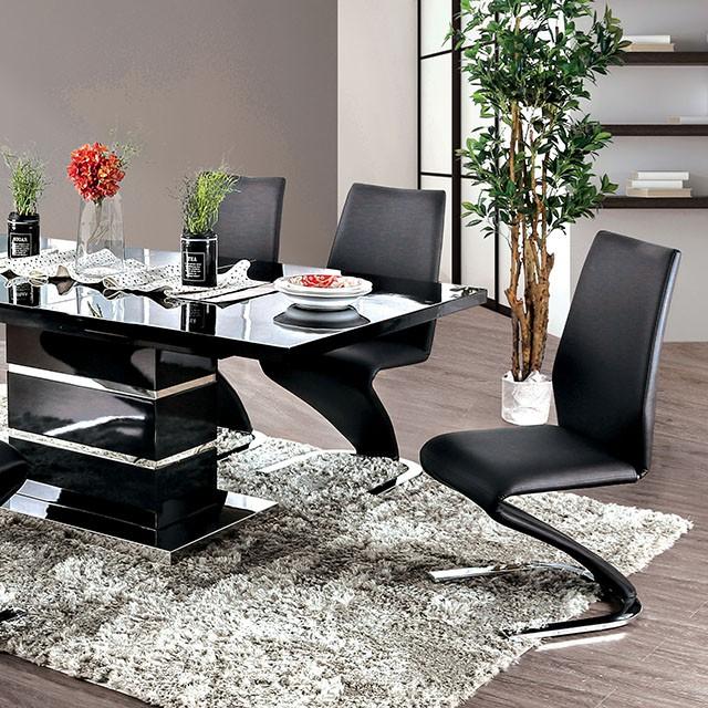 Midvale Black/Chrome Dining Table image