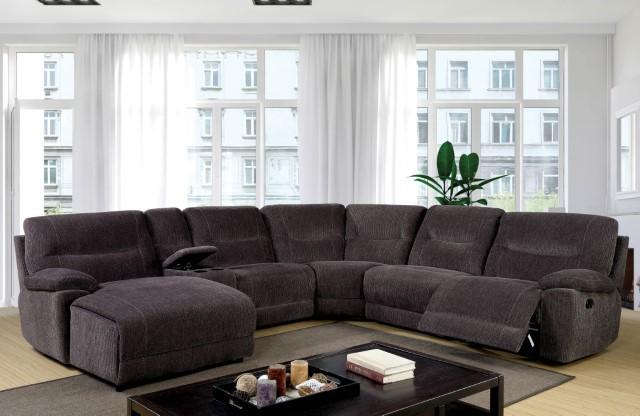 KARLEE II Gray Sectional w/ Console