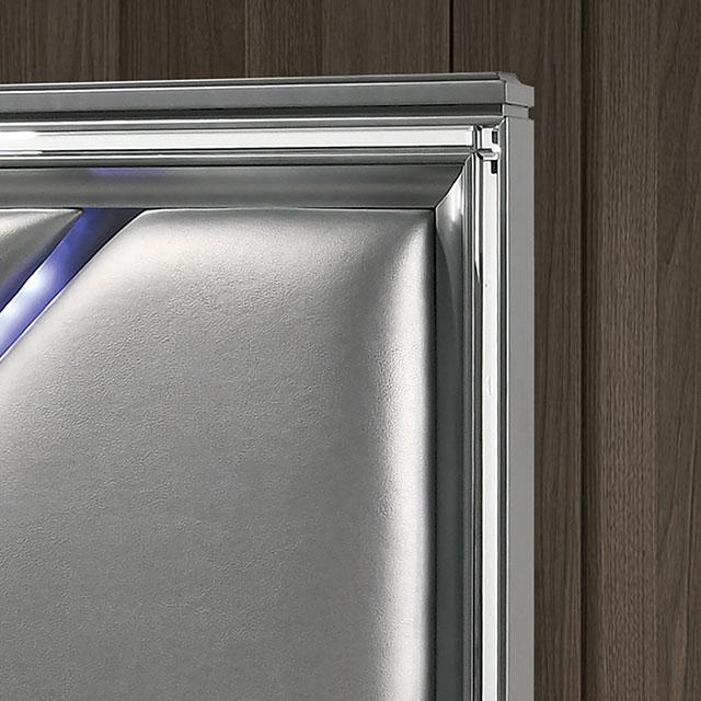 Emmeline 4 & 5 Piece Queen Bedroom Set Gray & White