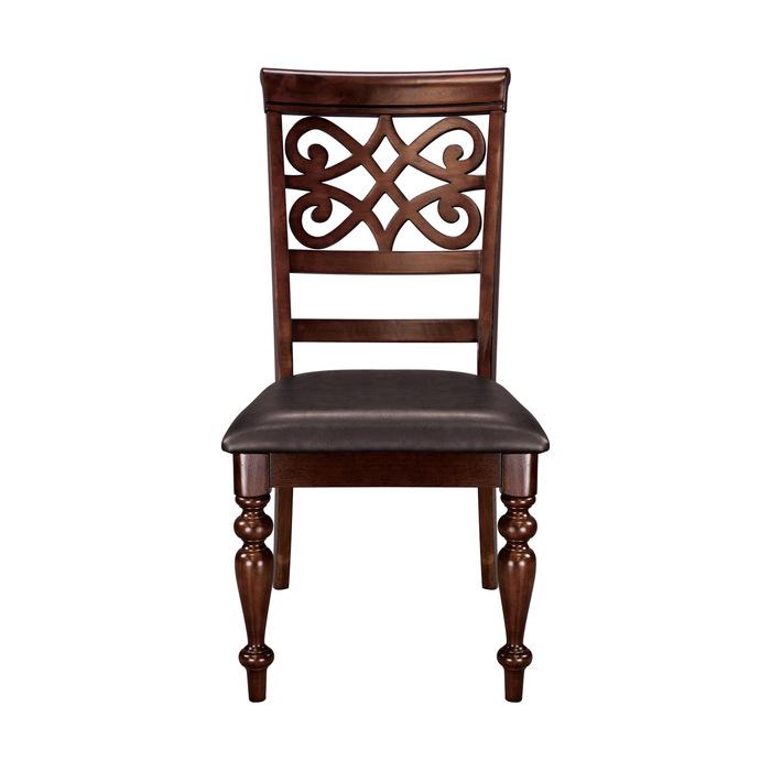 Creswell Side Chair in Dark Cherry (Set of 2) image