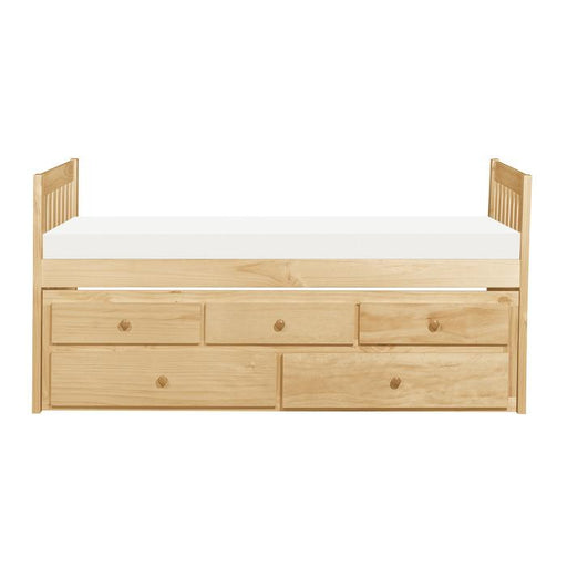 Bartly Twin/Twin Trundle Bed w/ 2 Storage Drawers in Natural B2043PR-1* image