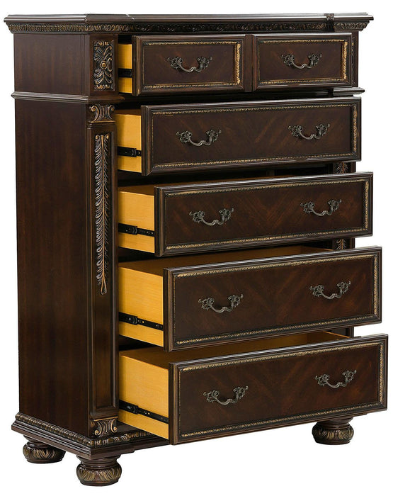 Catalonia 5 Drawer Chest in Cherry 1824-9