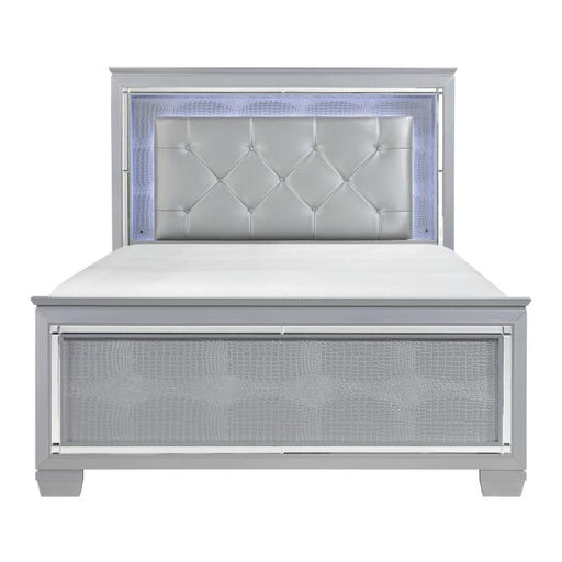 Allura Full Panel Bed in Silver 1916F-1* image