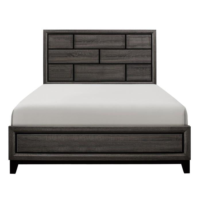 Davi Full Panel Bed in Gray 1645F-1* image