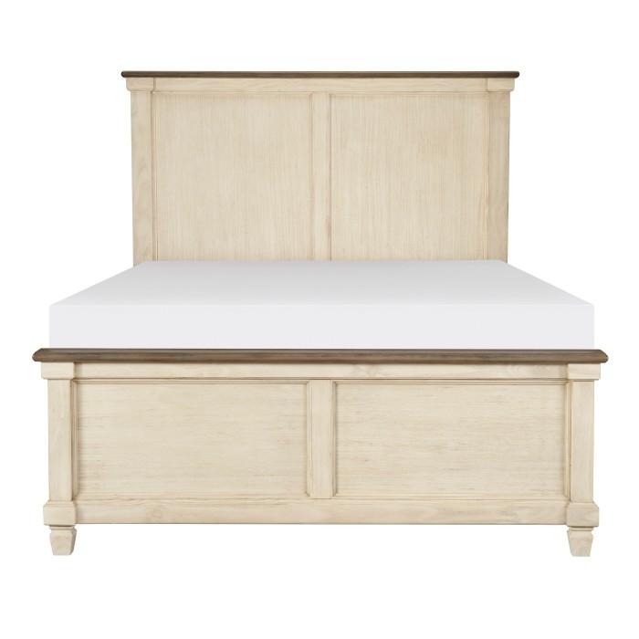Weaver Queen Panel Bed in Antique White 1626-1*