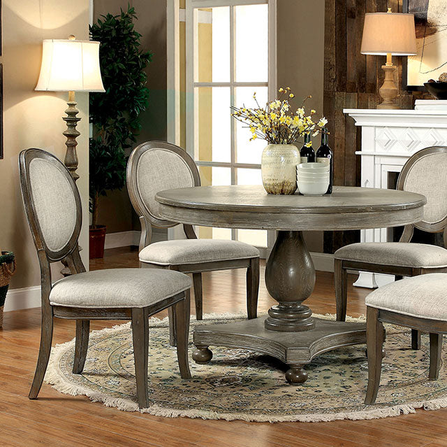 Kathryn 5 Pc Dining Table Set Rustic