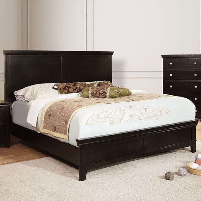 Spruce Full & Queen Bed Chrome & Expressso