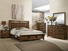 Crown Mark Furniture Curtis Mirror in Rustic image