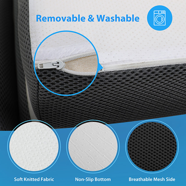 Hollyhock 4" Twin Tri-Fold Memory Foam Topper