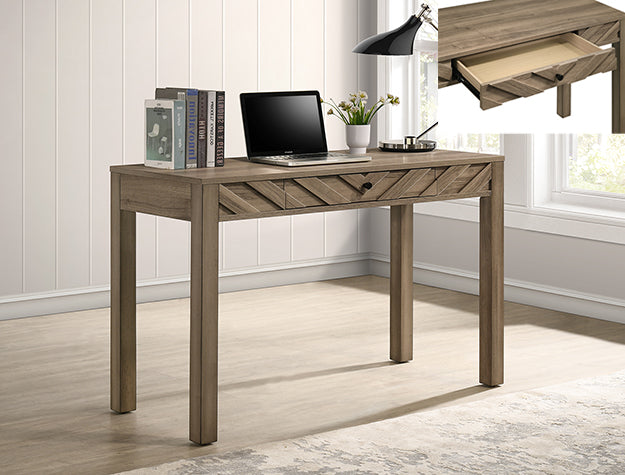 Valor Writing Desk-Light Brown