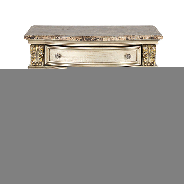 Fromberg Nightstand w/ Marble Top